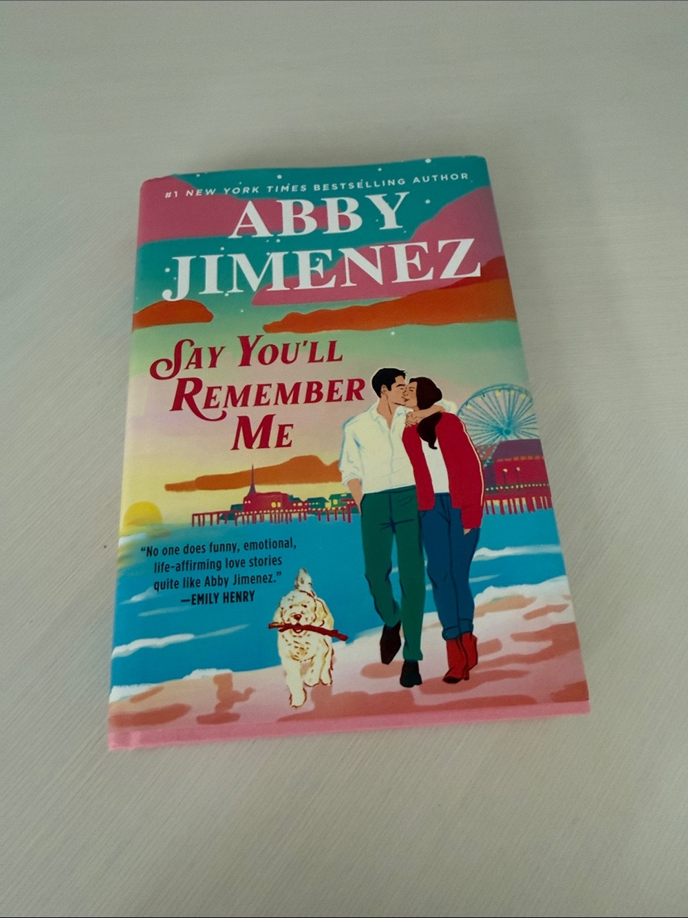 Abby Jimenez "Say You'll Remember Me" - Colorful Romance Hardcover